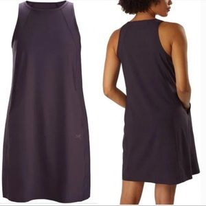 Arc’teryx Contenta Lightweight Shift Dress Dark Purple Size Small